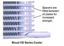 Load image into Gallery viewer, Mocal Heavy Duty Oil Cooler - 115mm Width